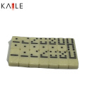 Juego de domino de marfil personalizado clásico con caja de cartón divertida